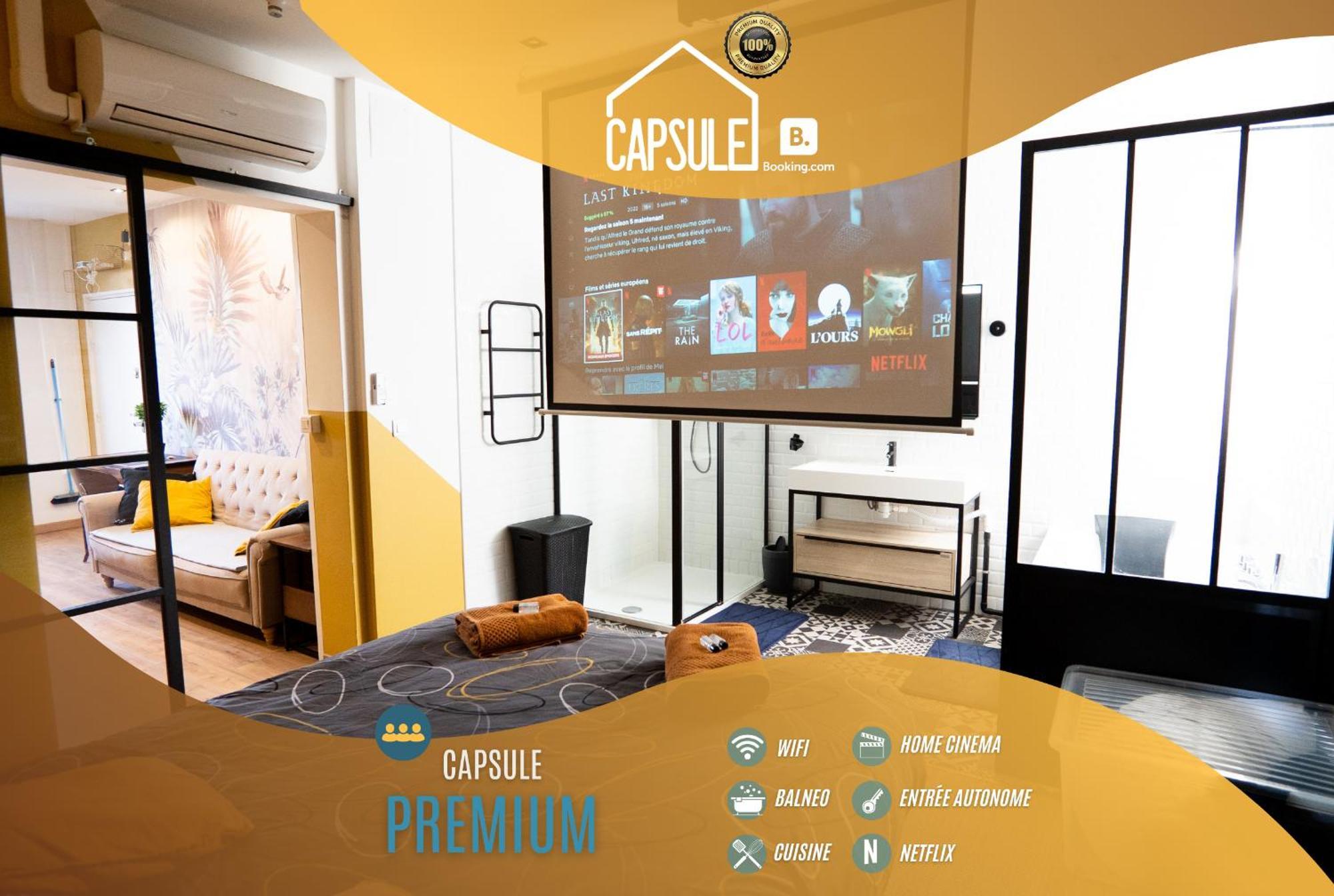 Capsule Premium Balneo & Home Cinema Valenciennes Kültér fotó